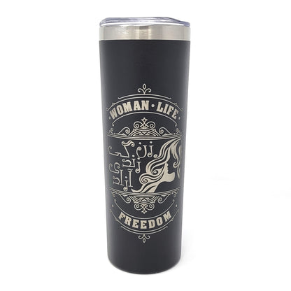 Woman Life Freedom 20oz Tumbler (Slim)