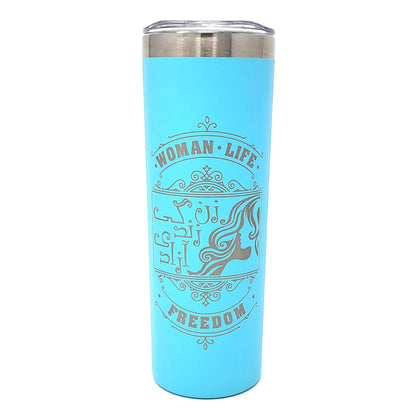 Woman Life Freedom 20oz Tumbler (Slim)