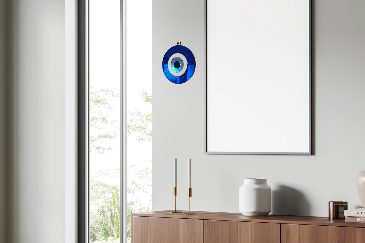 Evil Eye Acrylic Mirror Wall Décor - Guardian Eye