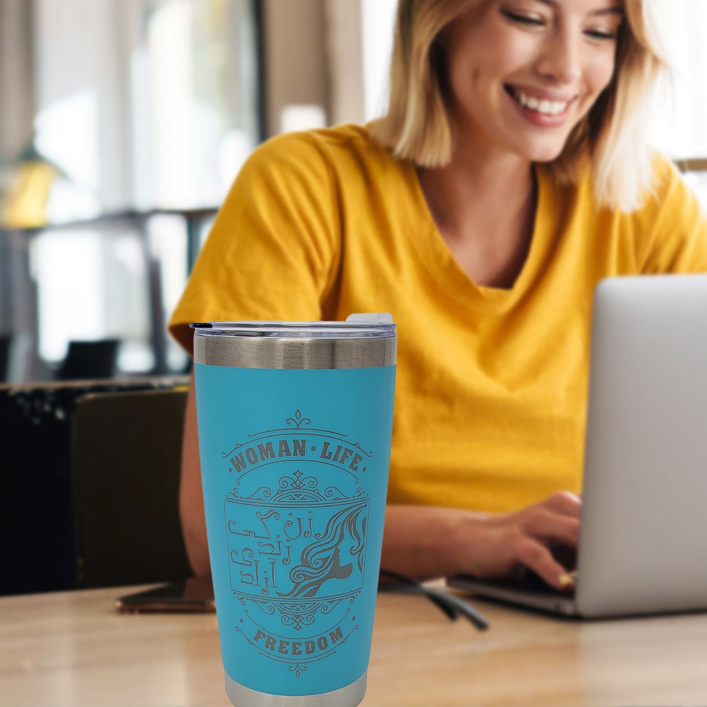 Woman Life Freedom 20oz Tumbler