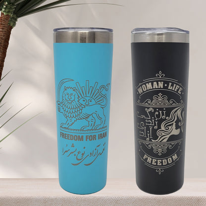 Woman Life Freedom 20oz Tumbler (Slim)