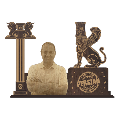 Engraved Photo Cutout on Lamassu Frame